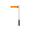 Yakattack YakAttack VISIpole II Light Mast with Flag, MightyMount / GearTrac Ready