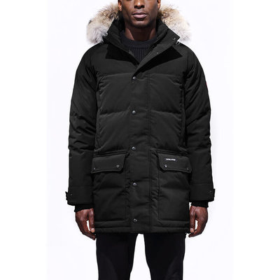 emory parka black label canada goose