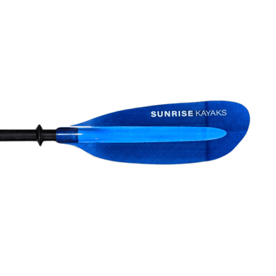 Sunrise Kayaks Sunrise Carbon 2pc Adjustable Kayak Paddle Blue Fiberglass Blade, 220-230cm