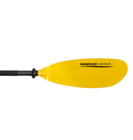 Sunrise Kayaks Sunrise Carbon 2pc Adjustable Shaft Kayak Paddle with Nylon Blade, 220-230cm