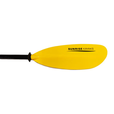 Sunrise Kayaks Fiberglass 2pc Adjustable Kayak Paddle Nylon Blade, 220-230cm