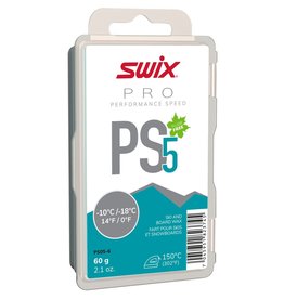 Swix Swix PS5 Turquoise -10C to -18C Glide Wax, 60g