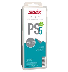 Swix Swix PS5 Turquoise -10C to -18C Glide Wax, 180g