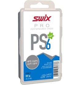 Swix Swix PS6 Blue -6C to -12C Glide Wax, 60g