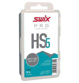 Swix Swix HS5 Turquoise -10C to -18C Glide Wax, 60g