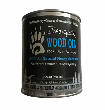 Badger Paddles Badger Wood Oil - 1 QT Tin
