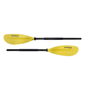 Sunrise Kayaks Sunrise Aluminum 2pc Kayak Paddle with Fiberglass Nylon Blades, 220cm