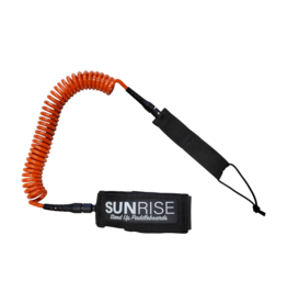 Sunrise Stand Up Paddle Boards Sunrise SUP 10' Coiled Calf Stand Up Paddle Leash, Orange