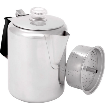 GSI GSI Glacier Stainless Steel 9 Cup Coffee Percolator
