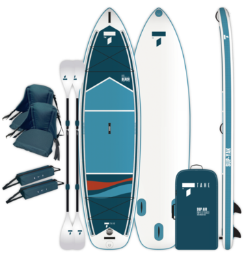Tahe Sports Tahe 11'6" Beach Sup-Yak Hybrid Inflatable SUP and Kayak Package