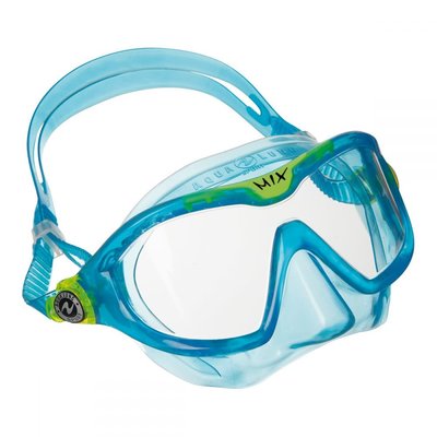 Aqua Lung Aqua Lung Mix Junior Snorkeling Mask, Light Blue/Bright Green