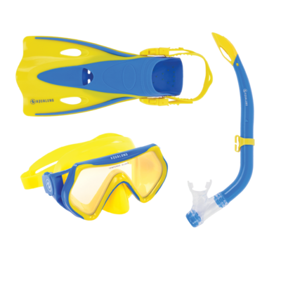 SEAC Set snorkeling masque + tuba adulte BIS ZENITH yellow - Private Sport  Shop