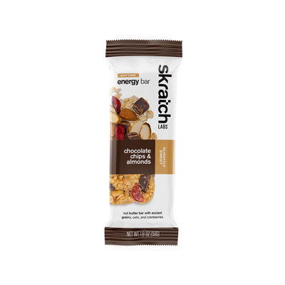 Skratch Labs Skratch Labs Chocolate Chip & Almonds Anytime Energy Bar, 50g