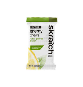 Skratch Labs Skratch Labs Sport Fuel Energy Chews, Matcha Green Tea & Lemon, 50g