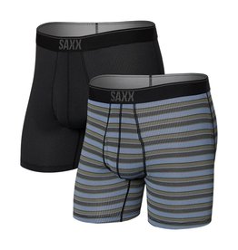 Saxx Saxx Quest Quick Dry Mesh Boxer Brief Fly 2 Pack