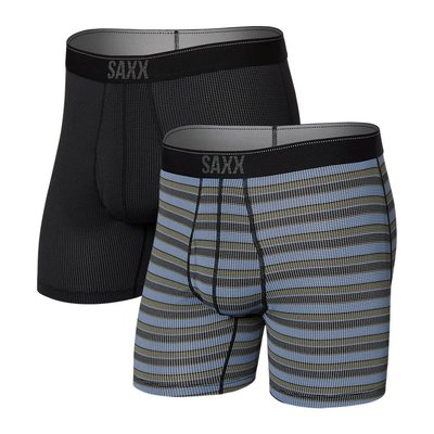 Saxx Saxx Quest Quick Dry Mesh Boxer Brief Fly 2 Pack