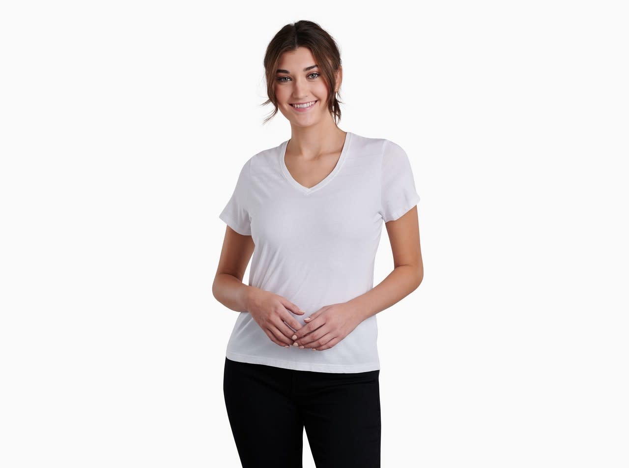 Kuhl Women's Arabella V-Neck Short Sleeve Shirt - Great Lakes Outfitters