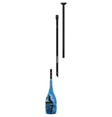 Starboard SUP Starboard Lima Tiki Tech Carbon 3pc Adjustable SUP Paddle, Blue, Size L, S35