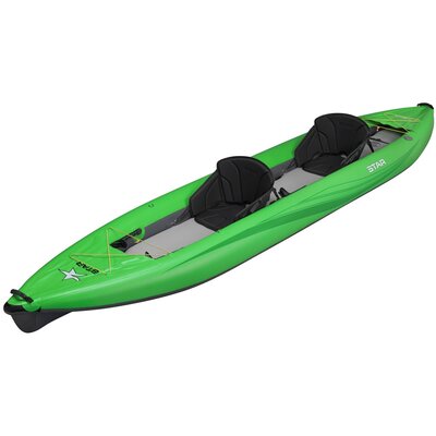 STAR STAR Paragon Tandem Inflatable Kayak, Lime
