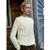 Irelands Eye Irelands Eye Blasket Honeycomb Stitch Aran Sweater Women's