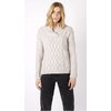 Irelands Eye Irelands Eye Bramble Aran Shawl Collar Sweater Women's