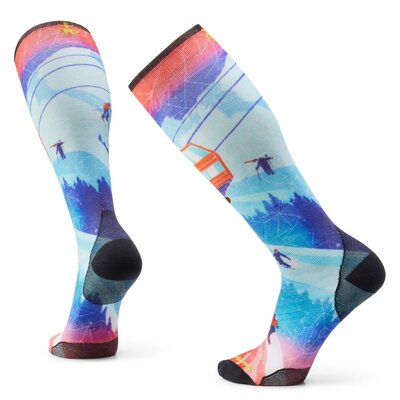Smartwool Ski Zero Cushion Ski Day Print OTC Socks 2144