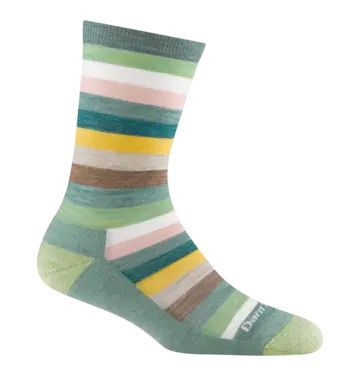 Darn Tough Darn Tough Mystic Stripe Cushioned Lightweight Lifestyle Crew Sock Women's 1644