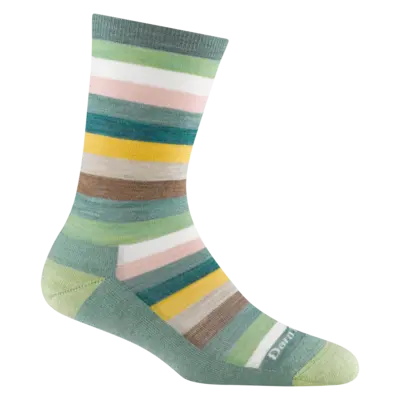 Darn Tough Mystic Stripe Cushioned Lightweight Lifestyle Crew Sock Women's 1644