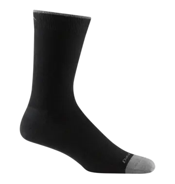 Darn Tough Darn Tough Solid No-Cushion Lightweight Lifestyle Crew Sock Men's 6032