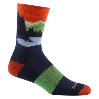 Darn Tough Close Encounters Cushioned Midweight Hiking Micro Crew Sock Men's 5014