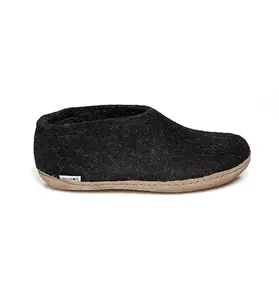 Glerups Glerups Felt Shoe With Leather Sole