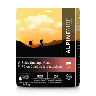 AlpineAire Foods AlpineAire Spicy Sausage Pasta - Two Servings