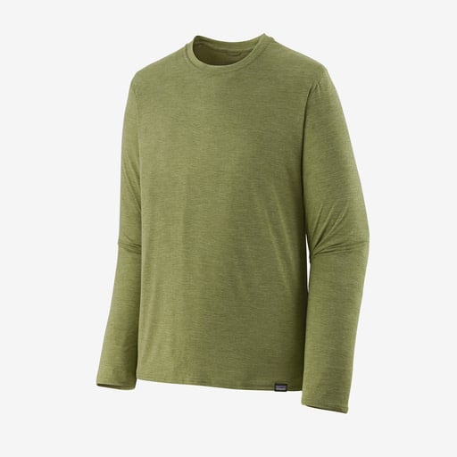 Patagonia Men's Long-Sleeved Capilene Cool Daily Shirt M / Buckhorn Green - Light Buckhorn Green X-Dye