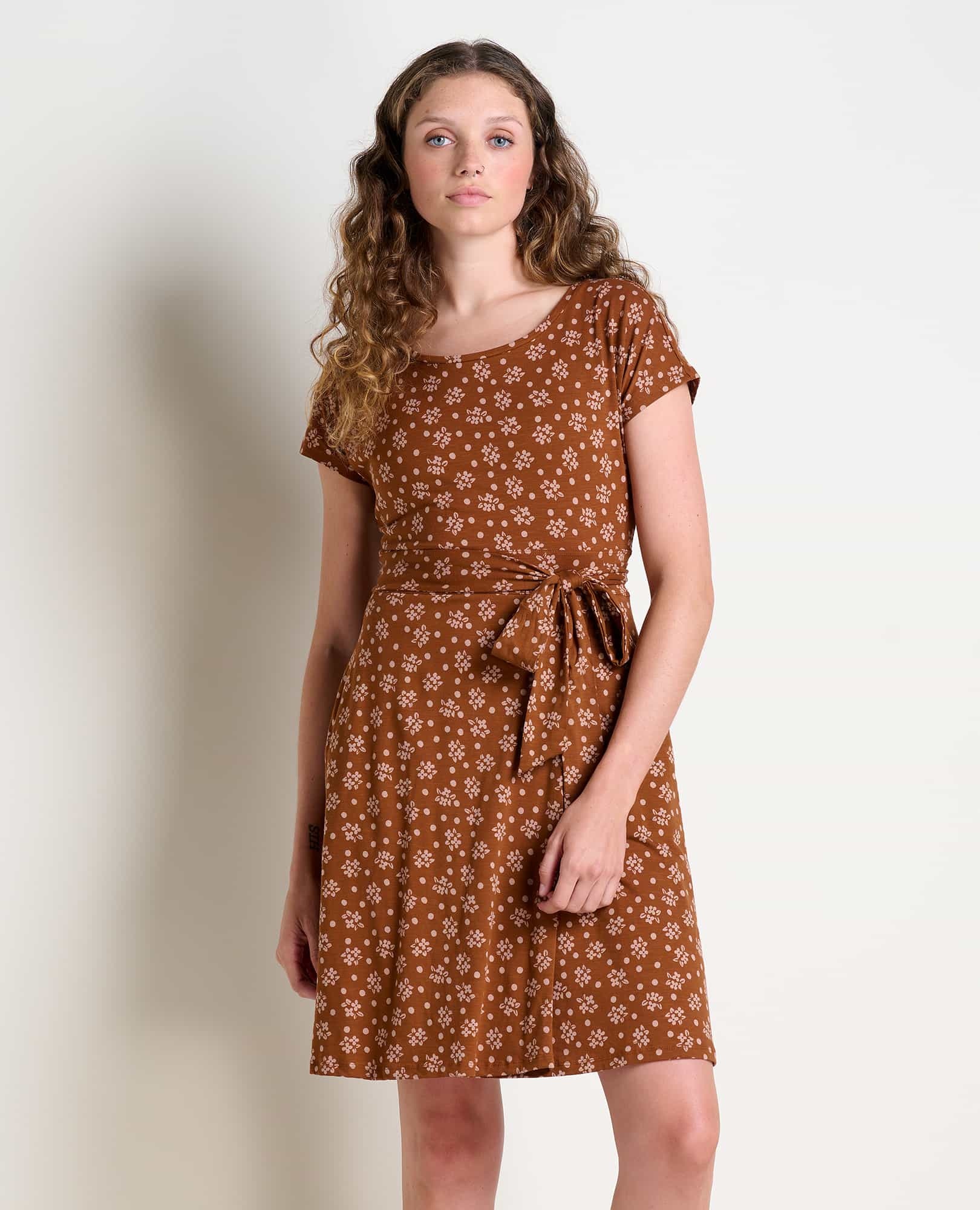 Toad Co. Cue Wrap Short Sleeve Dress Women s Trailhead Paddle Shack