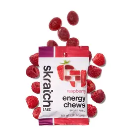 Skratch Labs Skratch Labs Sport Fuel Energy Chews, Raspberry, 50g