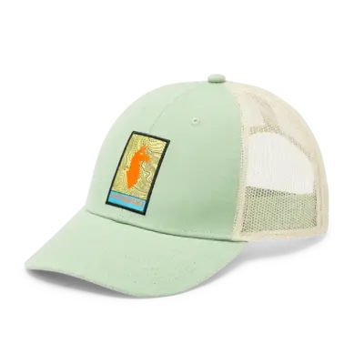 Cotopaxi Llama Map Trucker Hat