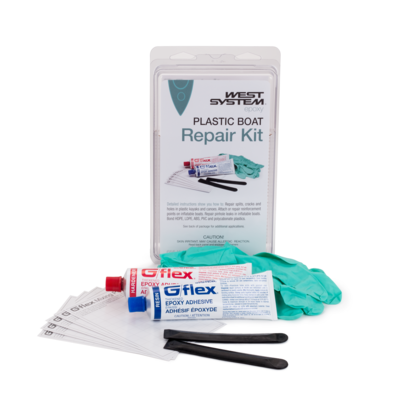 West System G Flex Epoxy Repair Kit for Plastic Boats