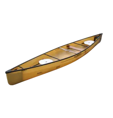Clipper Canoe Clipper Canoe Tripper-S 16'6" Ultralight Kevlar Clear Black Trim