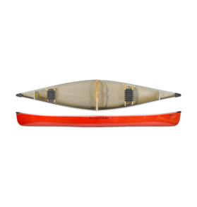 Clipper Canoe Trailhead Canoe Rideau 16 Fiberglass Red