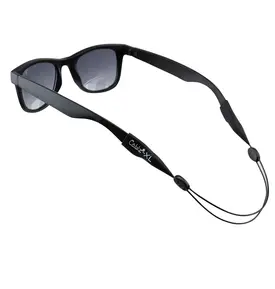 Cablz Cablz Zipz 12" XL Ends Adjustable Eyewear Retainer, Black