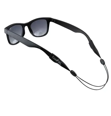 Cablz Cablz Zipz 12" XL Ends Adjustable Eyewear Retainer, Black