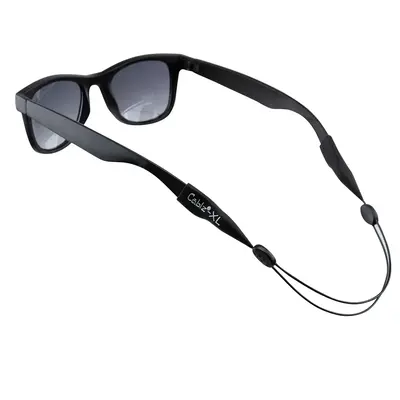Cablz Zipz 12" XL Ends Adjustable Eyewear Retainer, Black