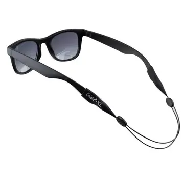 Cablz Cablz Zipz 14" XL Ends Adjustable Eyewear Retainer, Black