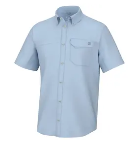 Huk Huk Tide Point Button-Down Short Sleeve Shirt Men's