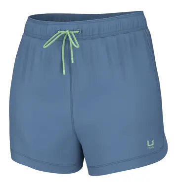 Huk Huk Pursuit Volley Swim Shorts 3.5" Women's