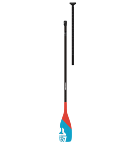 Starboard SUP Starboard Lima Tiki Tech Lite Carbon 2pc Adjustable SUP Paddle, Blue, Size M, S35