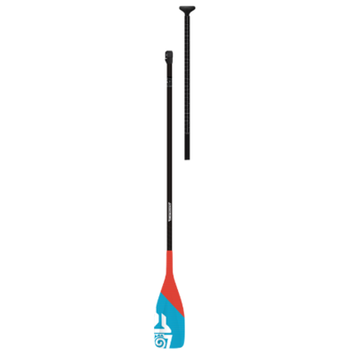 Starboard Lima Tiki Tech Lite Carbon 2pc Adjustable SUP Paddle, Blue, Size M, S35
