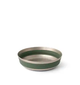Sea to Summit Sea to Summit Detour Stainless Steel Collapsible Bowl - Large, Laurel Green