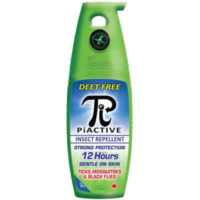PiActive Deet Free Insect Repellent Pump Spray 175ml