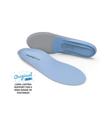 Superfeet Superfeet All-Purpose Support Medium Arch Insoles (Blue)